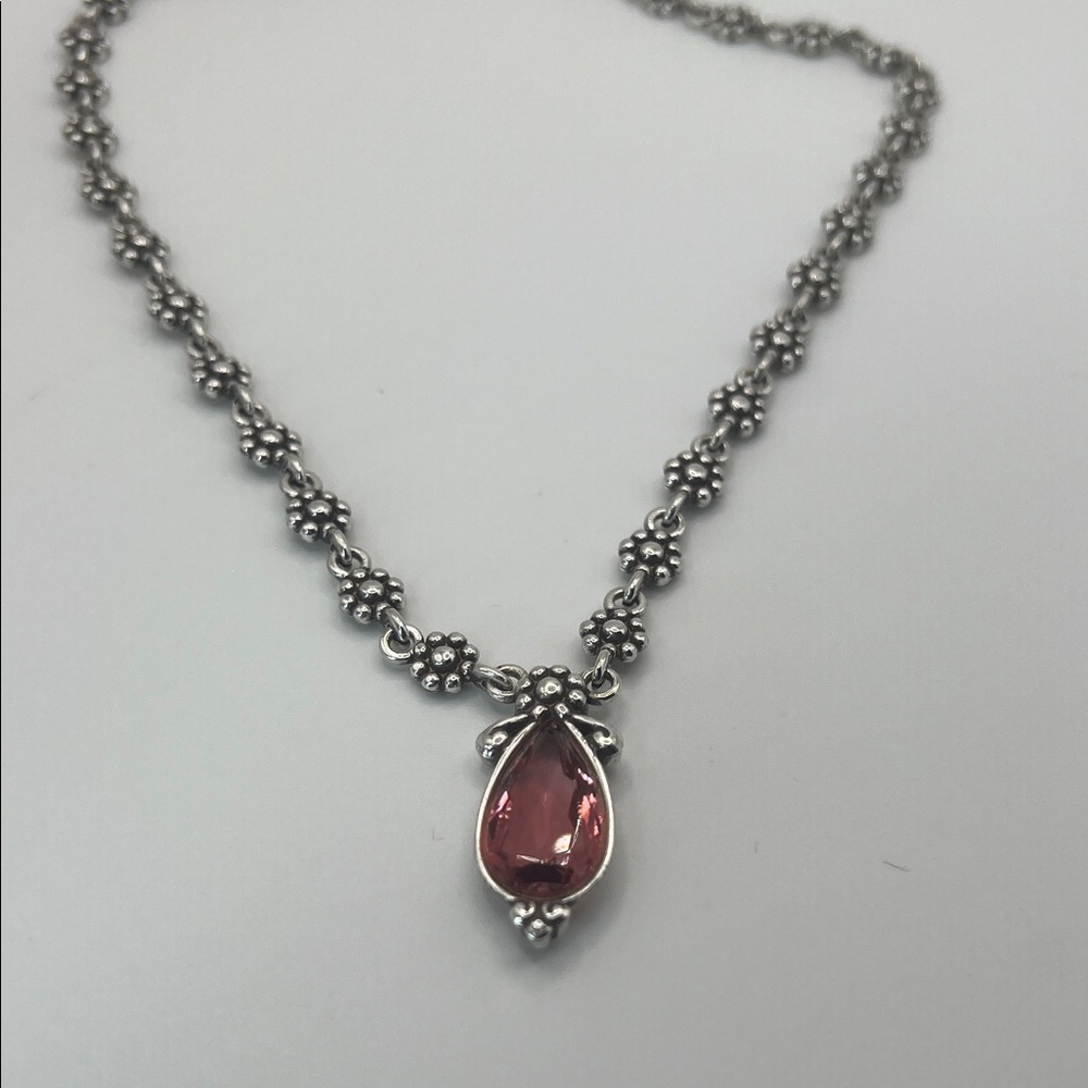 Brighton La Vie Pink Retired Flower
Pendant Necklace